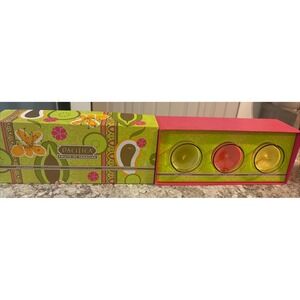 Pacifica Fruits Of Paradise Soy Candle Set Bali Hawaiian Brazilian 4 Oz New Rare